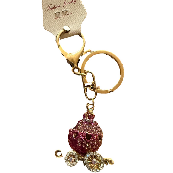 Fashion Jewelry Accessories - Fashion Jewelry Pink and Gold Key Holder